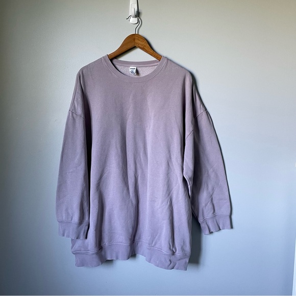 PINK Victoria's Secret Lavender Crewneck Sweatshirt Size XXL - Picture 1 of 8